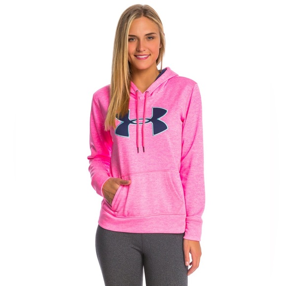 🩷Under Armour
Women's Storm Armour Fleece Big Logo Twist Hoody - Picture 3 of 11